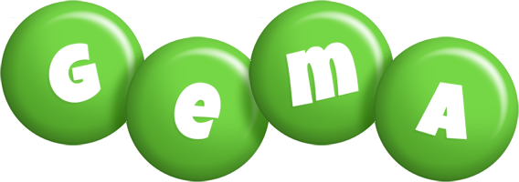 Gema candy-green logo