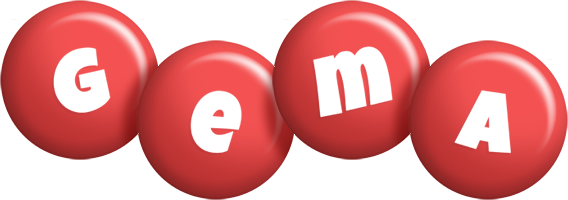 Gema candy-red logo