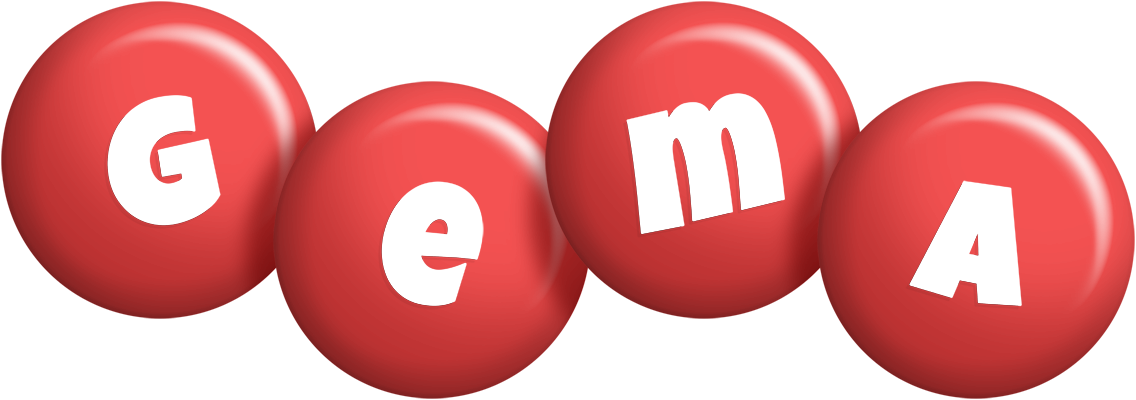 Gema candy-red logo