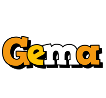 Gema cartoon logo
