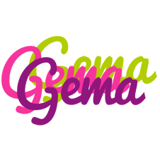 Gema flowers logo