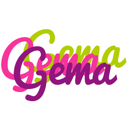 Gema flowers logo