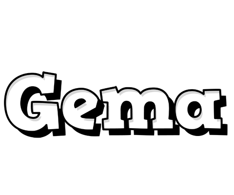 Gema snowing logo