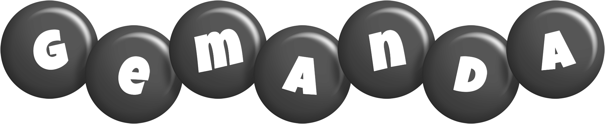 Gemanda candy-black logo