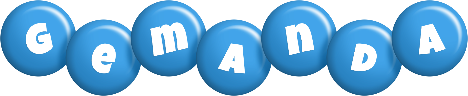 Gemanda candy-blue logo