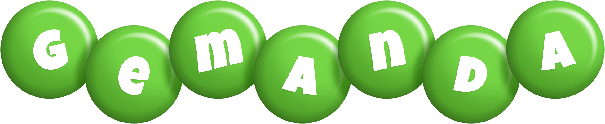 Gemanda candy-green logo
