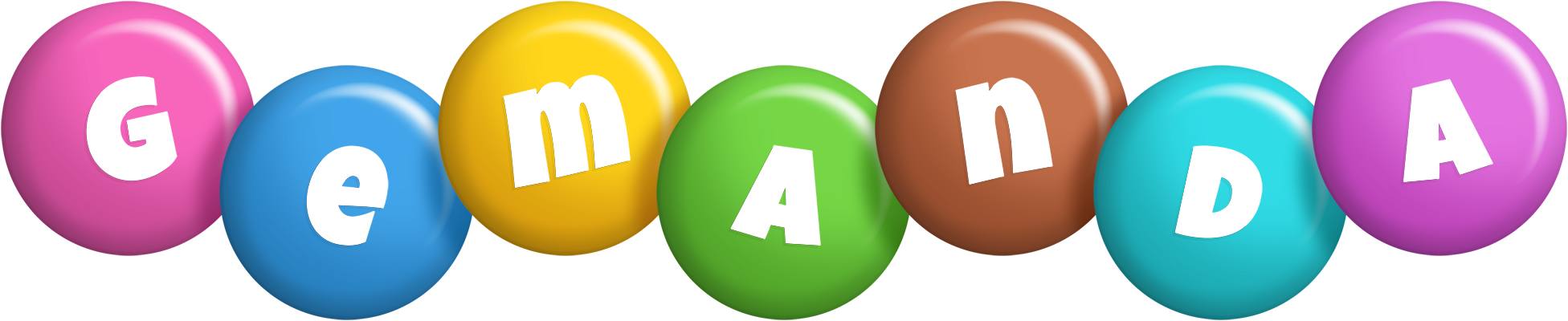 Gemanda candy logo