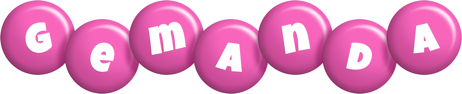 Gemanda candy-pink logo