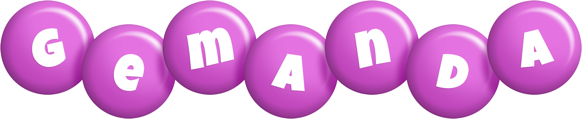 Gemanda candy-purple logo