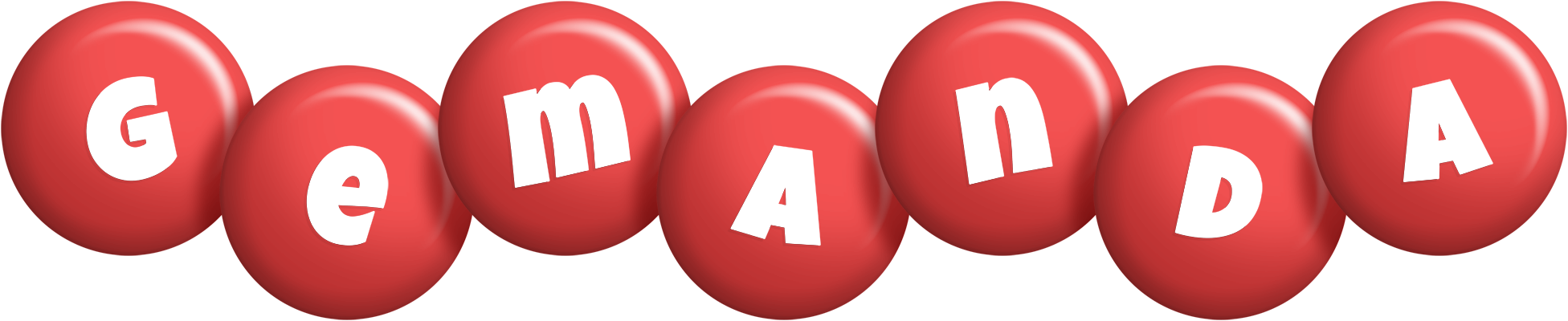 Gemanda candy-red logo