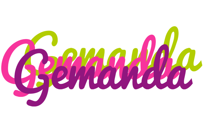 Gemanda flowers logo