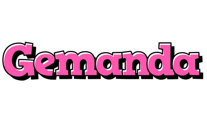 Gemanda girlish logo
