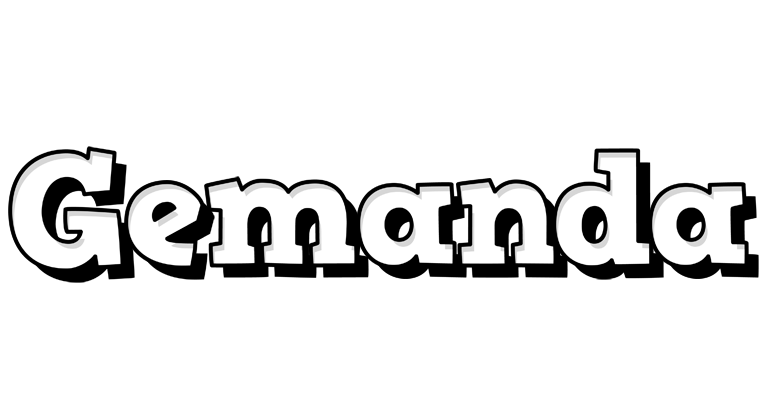 Gemanda snowing logo