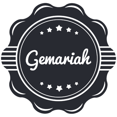 Gemariah badge logo