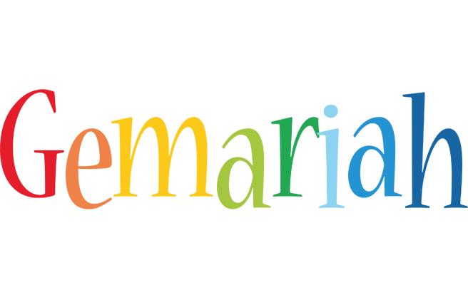 Gemariah birthday logo