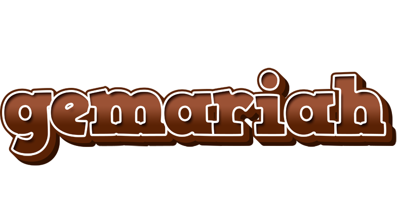 Gemariah brownie logo