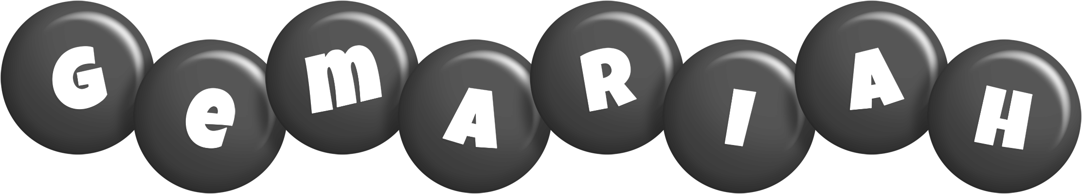 Gemariah candy-black logo