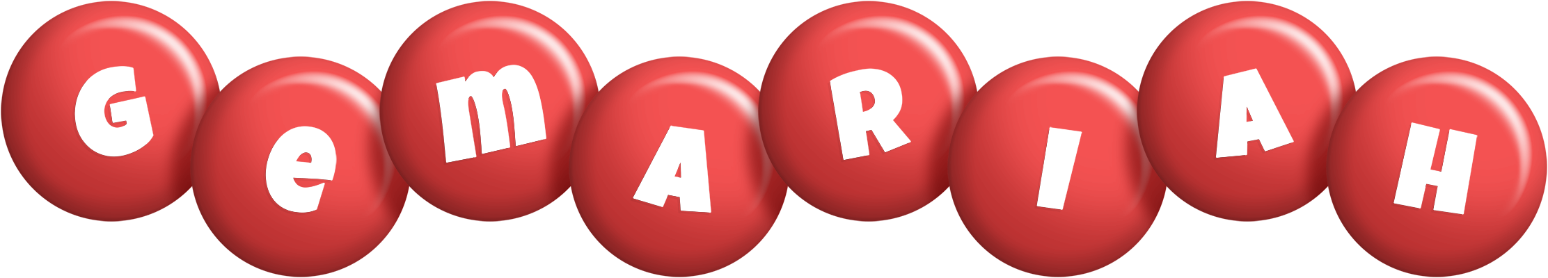 Gemariah candy-red logo