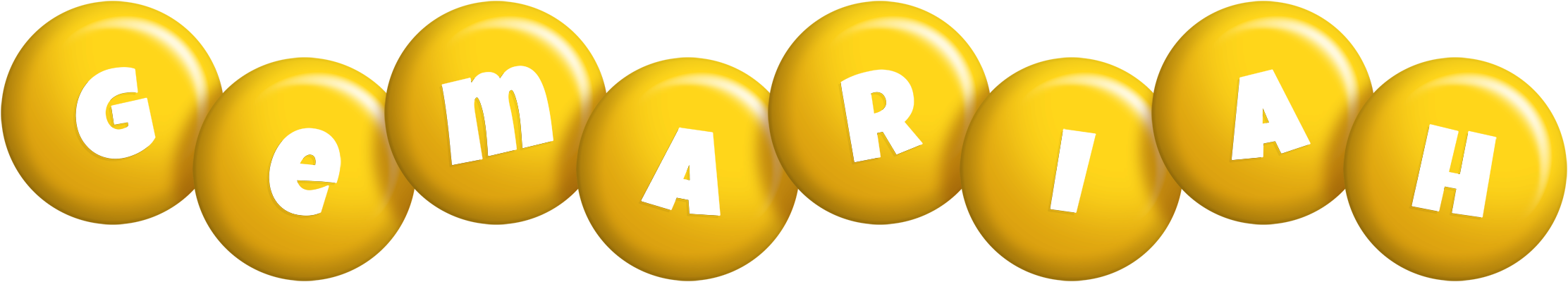 Gemariah candy-yellow logo