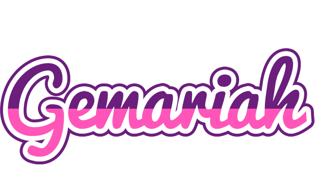 Gemariah cheerful logo
