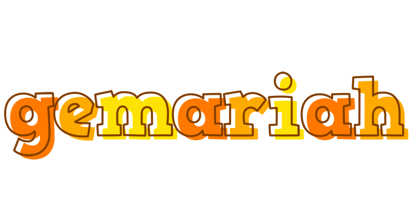 Gemariah desert logo