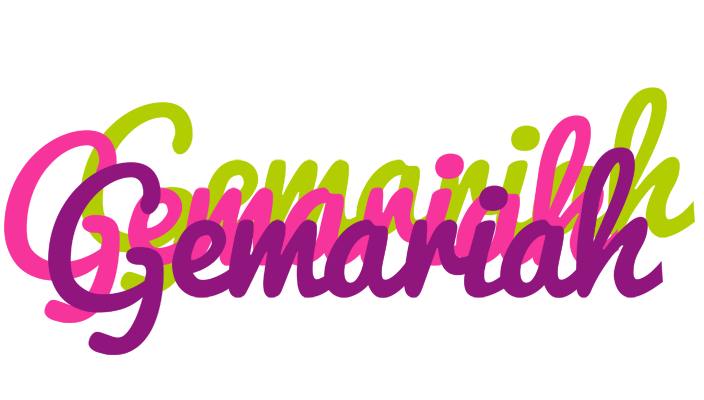 Gemariah flowers logo