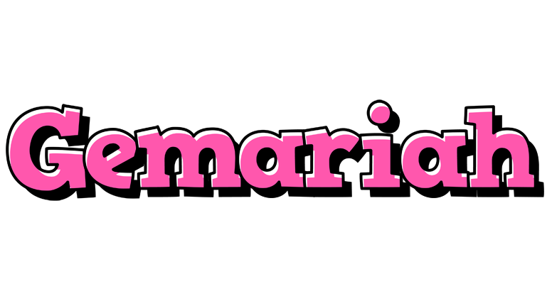 Gemariah girlish logo