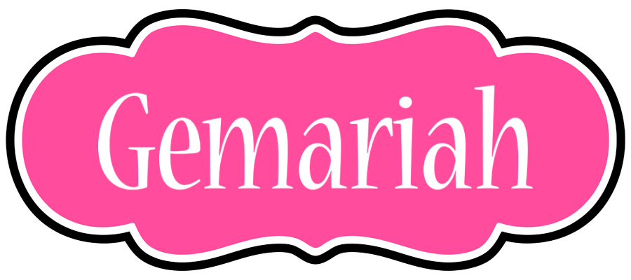 Gemariah invitation logo