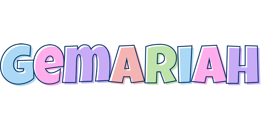 Gemariah pastel logo