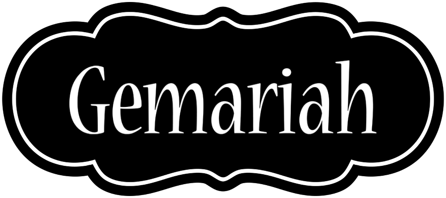 Gemariah welcome logo
