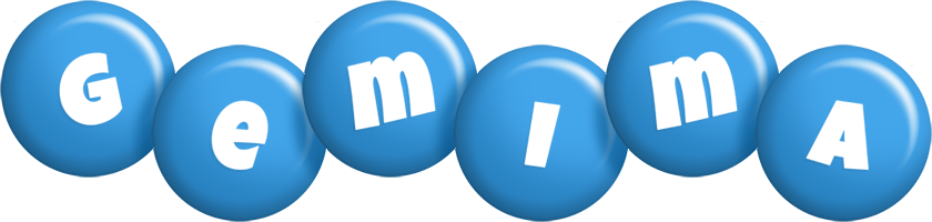 Gemima candy-blue logo