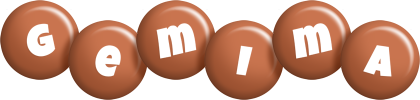 Gemima candy-brown logo