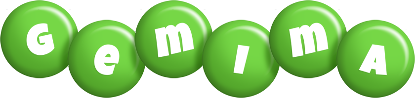 Gemima candy-green logo