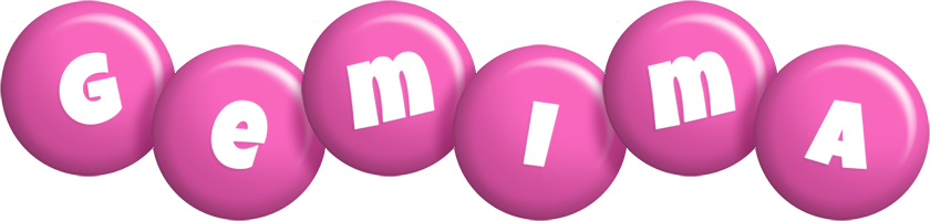 Gemima candy-pink logo