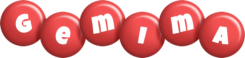 Gemima candy-red logo