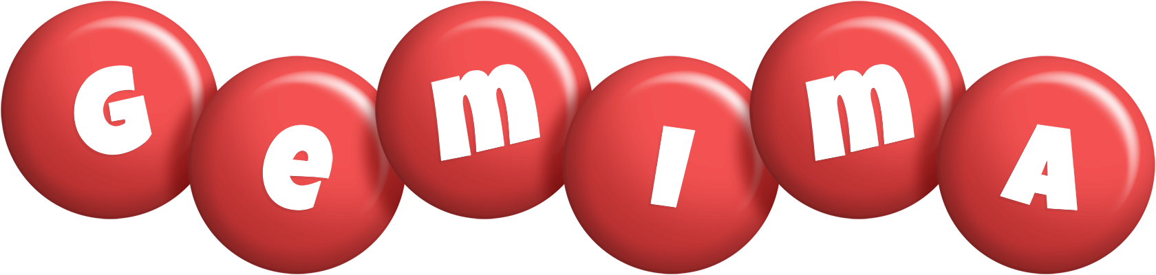 Gemima candy-red logo