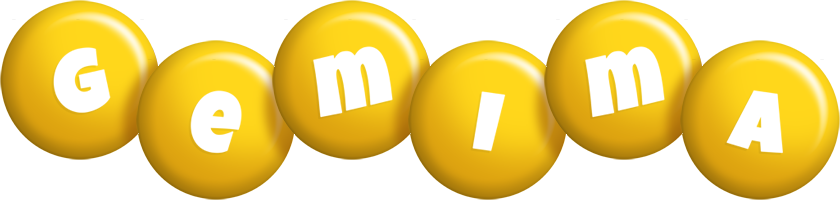 Gemima candy-yellow logo