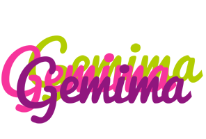 Gemima flowers logo