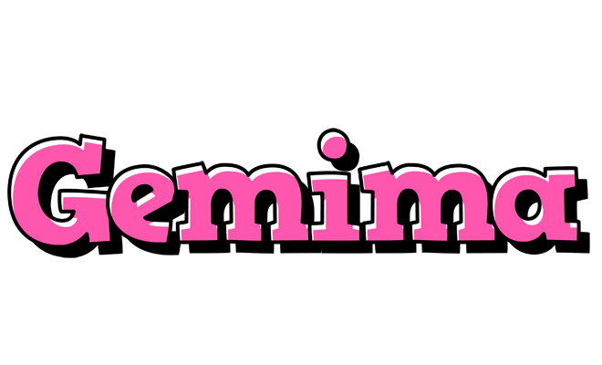 Gemima girlish logo