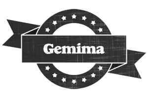 Gemima grunge logo