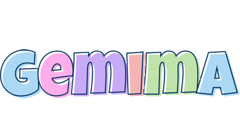 Gemima pastel logo