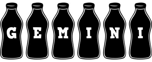 Gemini bottle logo