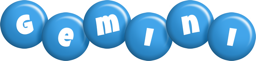 Gemini candy-blue logo
