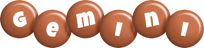 Gemini candy-brown logo