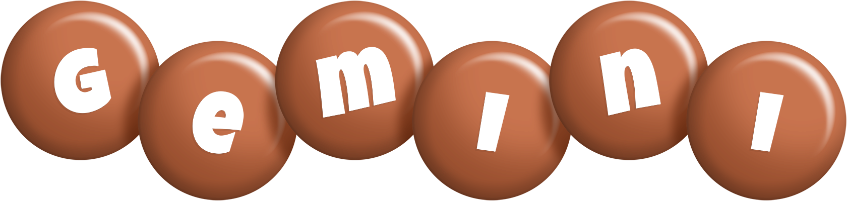 Gemini candy-brown logo