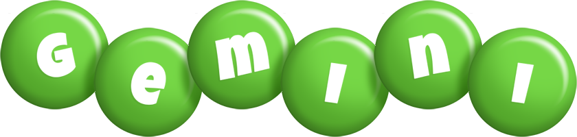 Gemini candy-green logo