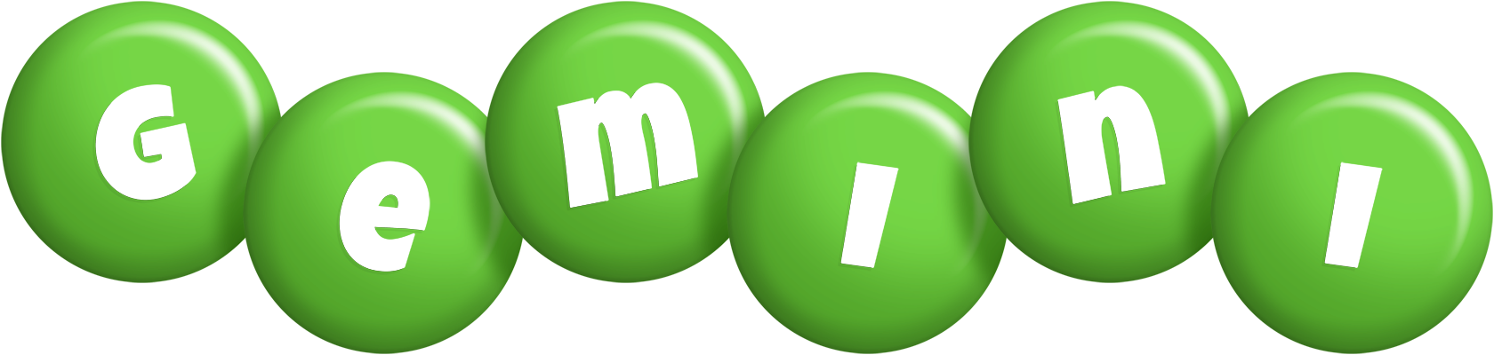 Gemini candy-green logo