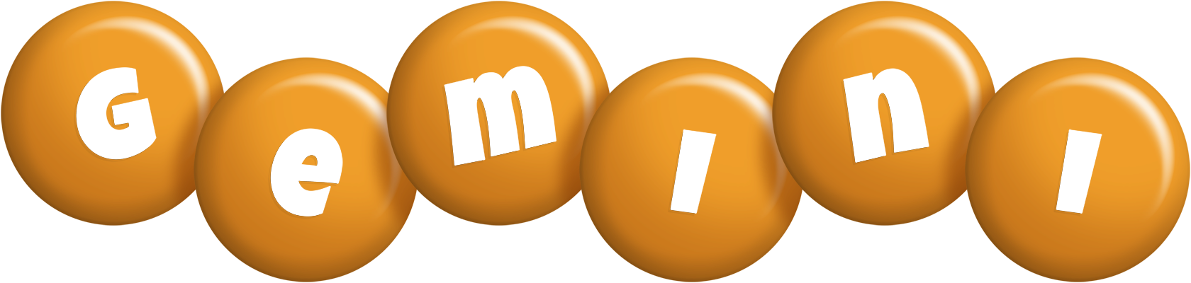 Gemini candy-orange logo