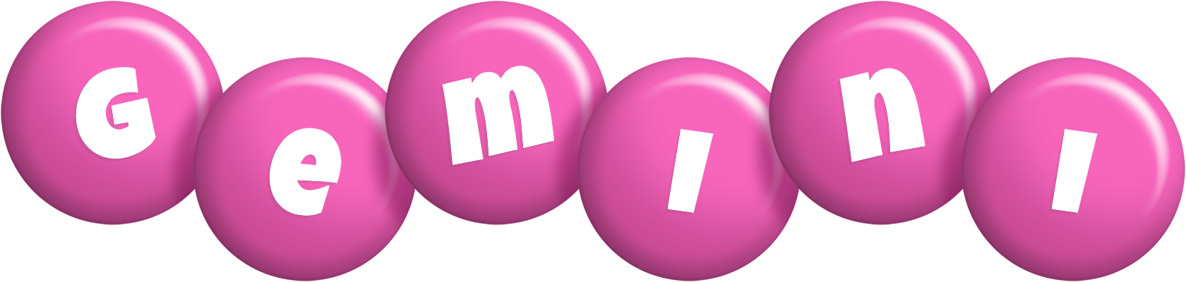 Gemini candy-pink logo