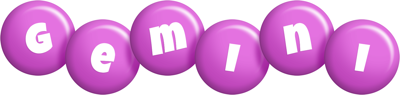 Gemini candy-purple logo